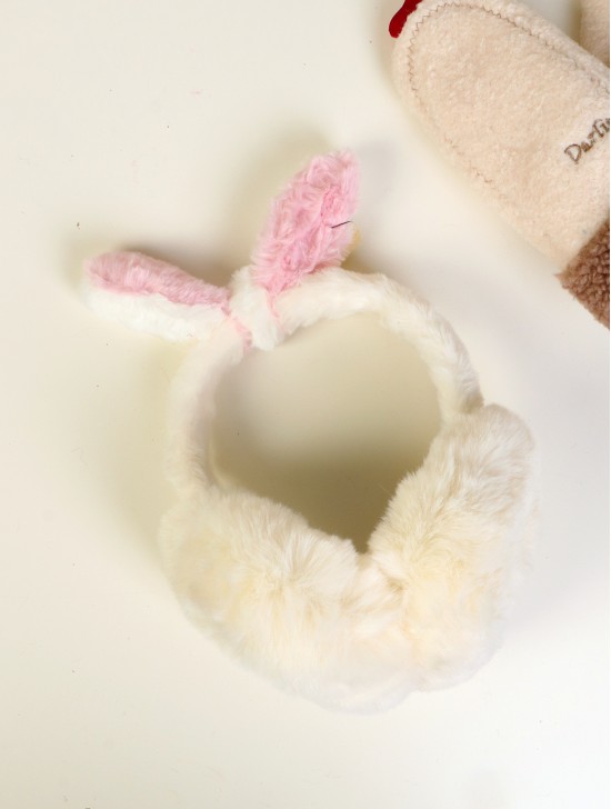 Bunny Ear Plush Earmuff